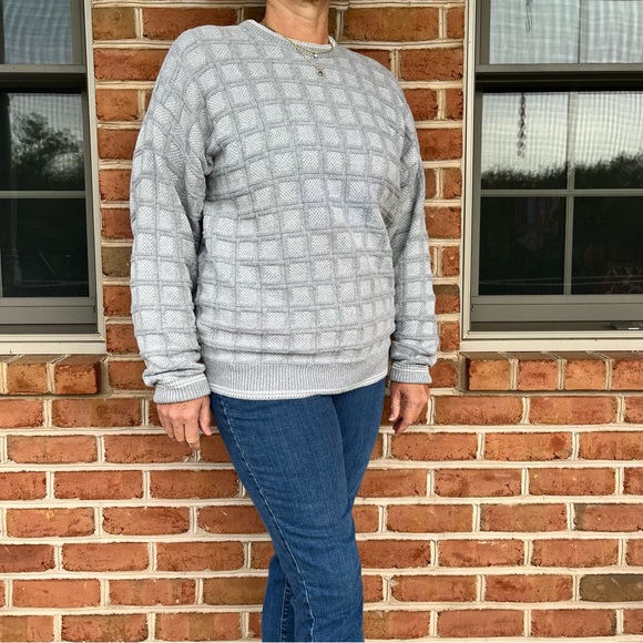 Comfy oversized cotton crewneck sweater  men’s size XL. Unisex - Picture 3 of 8